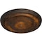 Ekena Millwork Reece Ceiling Medallion (Fits Canopies up to 2 3/8"), Hand-Painted Rust, 12"OD x 1 3/4"P CM12RERUS - alternate 4